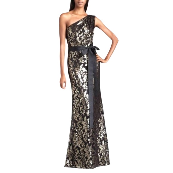 Tadashi Shoji Dresses & Skirts - TADASHI SHOJI One Shoulder Sequin Gown